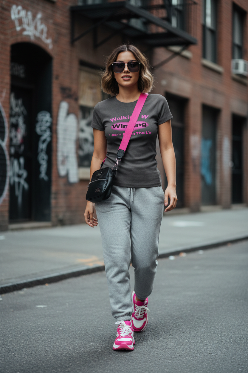 Charcoal Pink Lifestyle