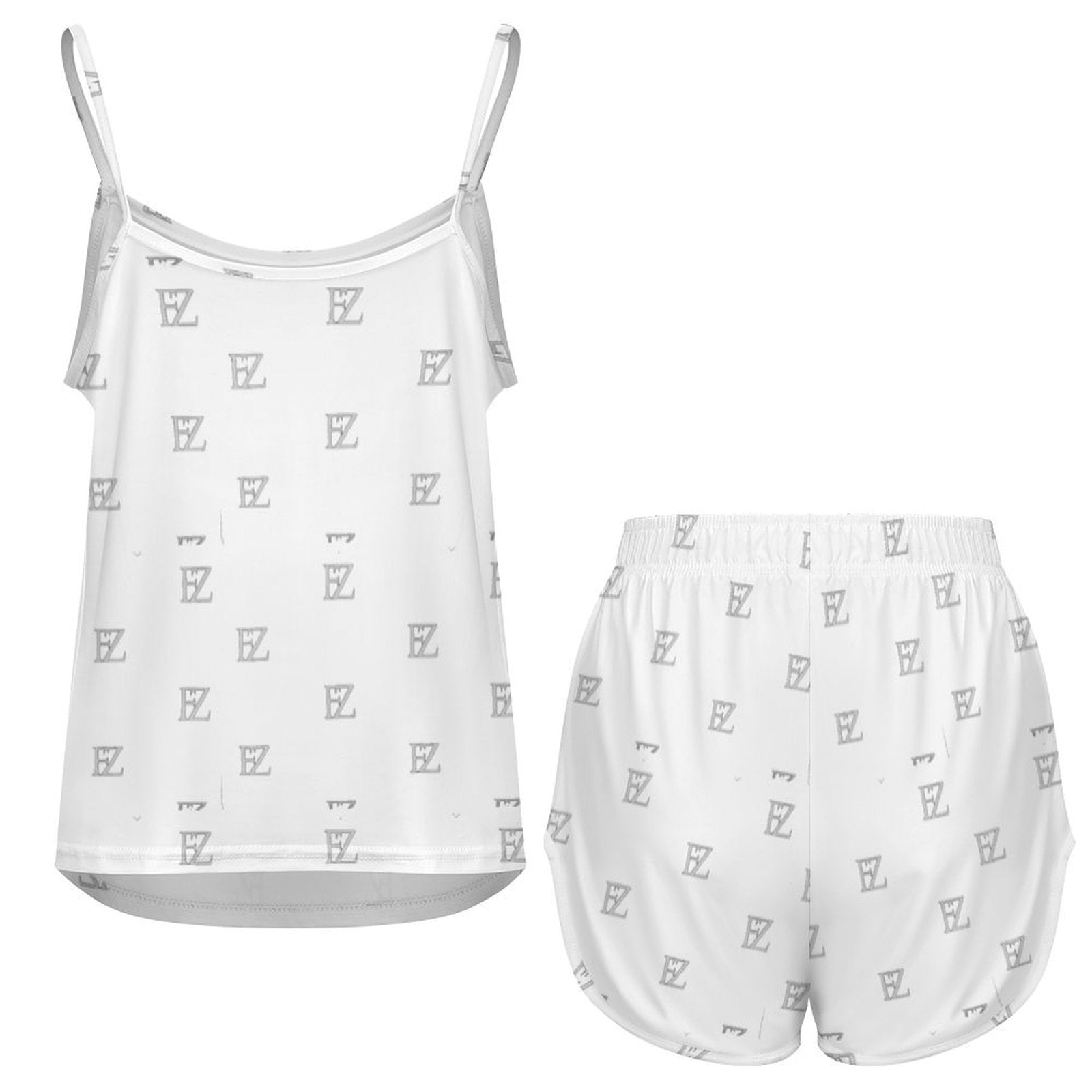 FZ Women's Spaghetti Strap Shorts Pajama Suit