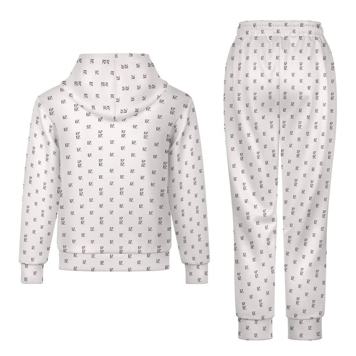 Custom Unsex Kid's Long Sleeve Hoodies&Pants Set