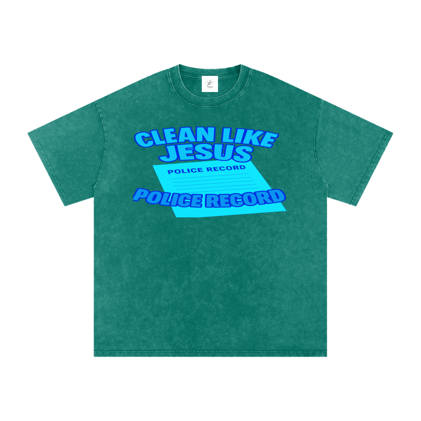 FZ Unisex Acid Wash Oversize Tee