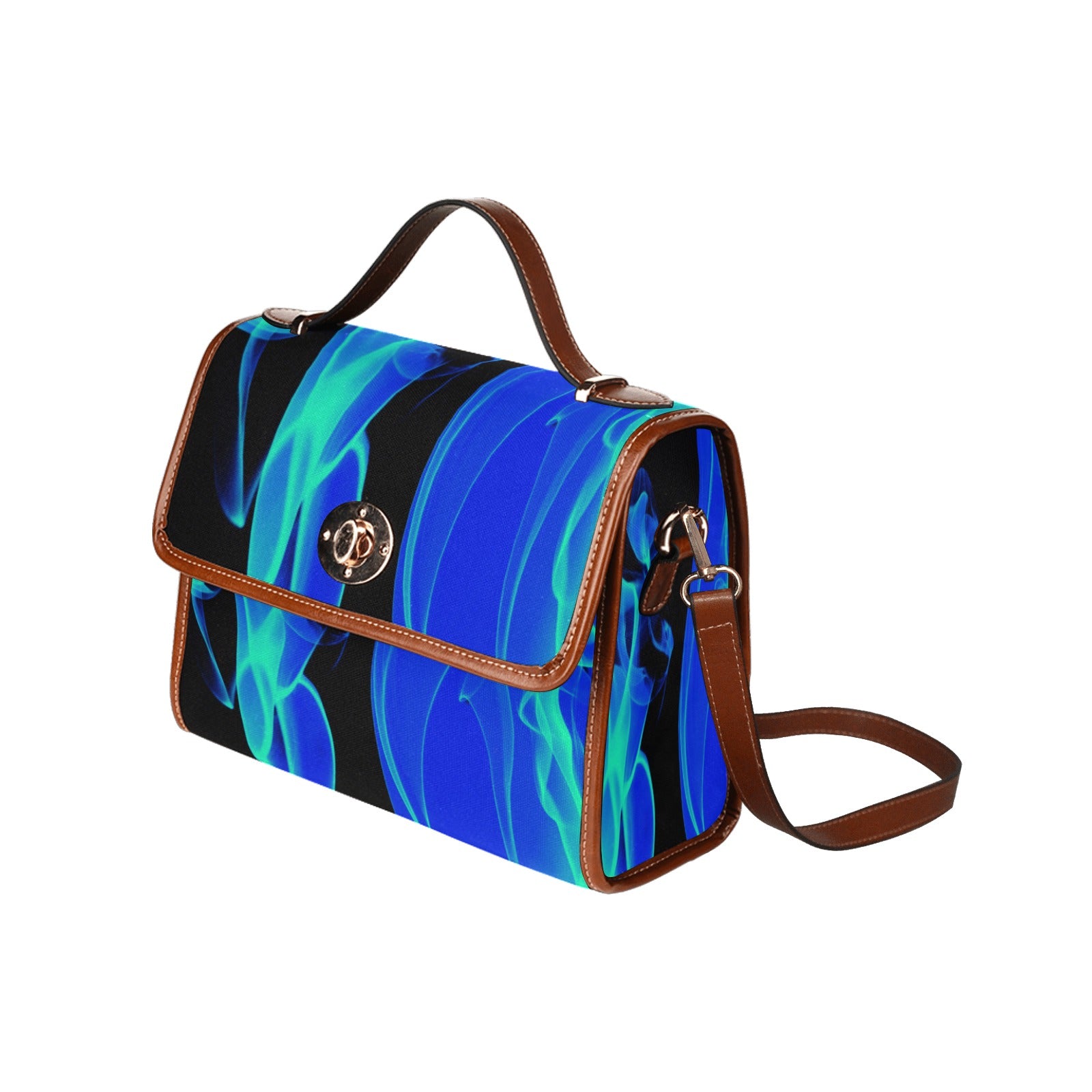 FZ Smoke Handbag - Blue & Black