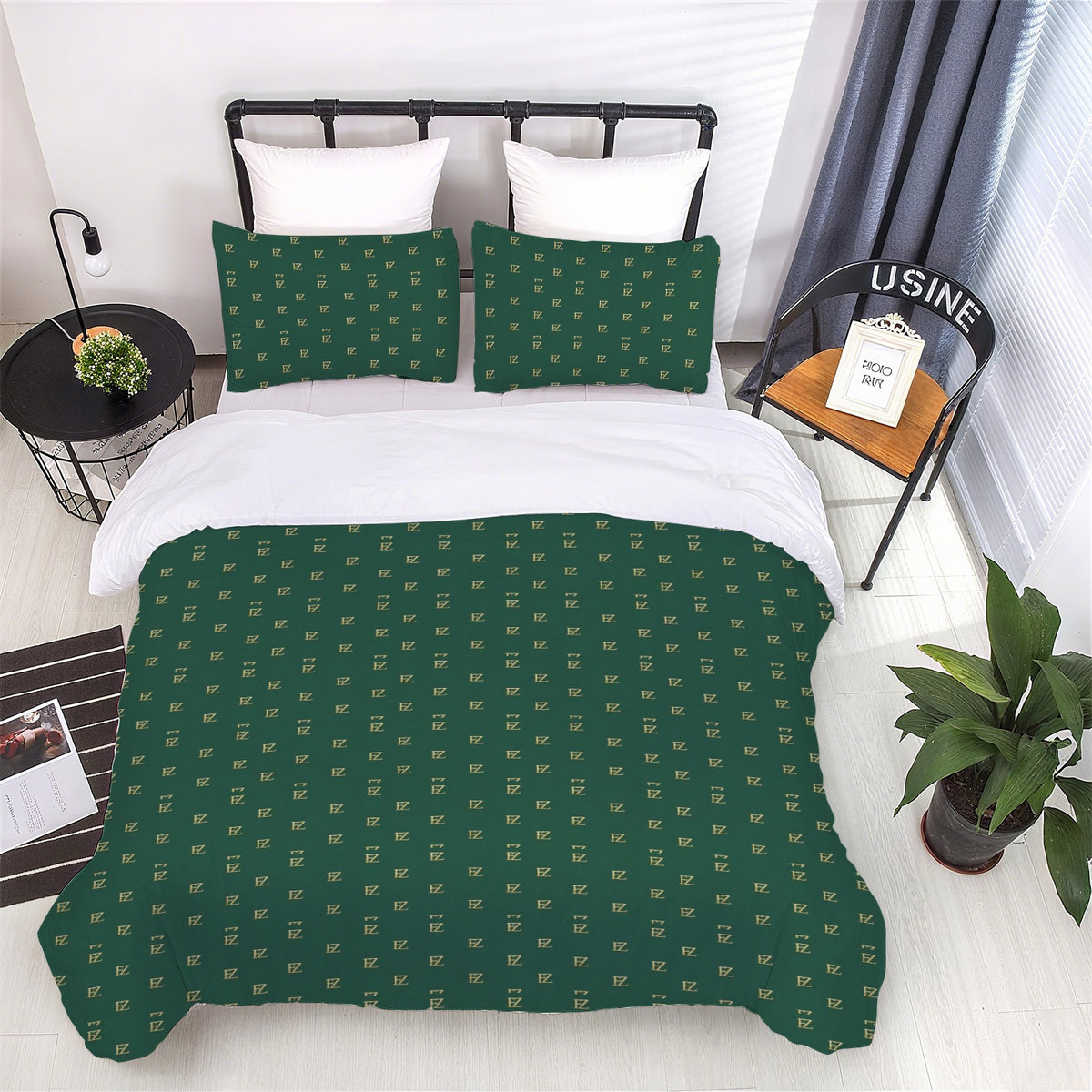 FZ Original Monogram 3-Piece Bedroom Set