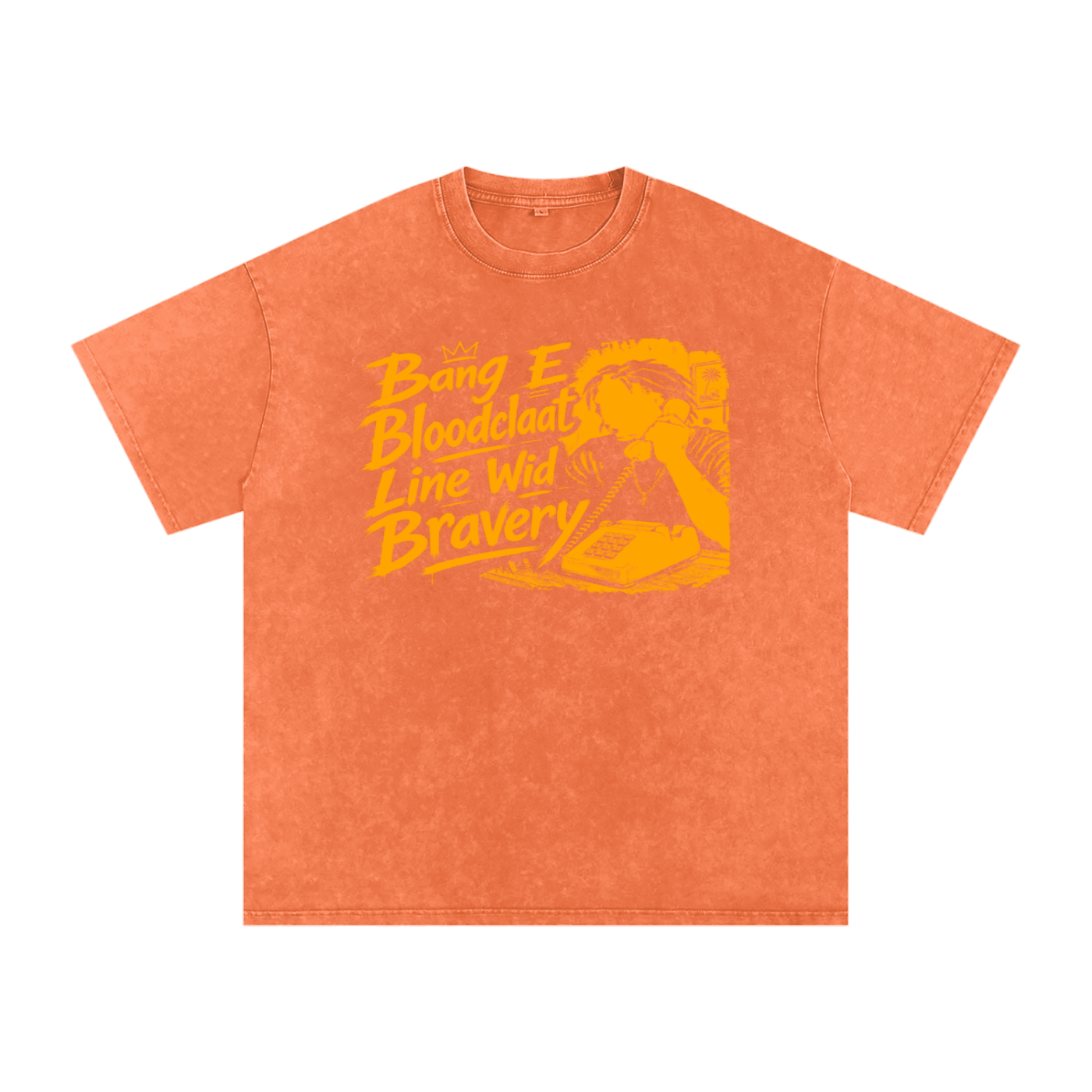 FZ Unisex Snow Washed Oversized Cotton Tee