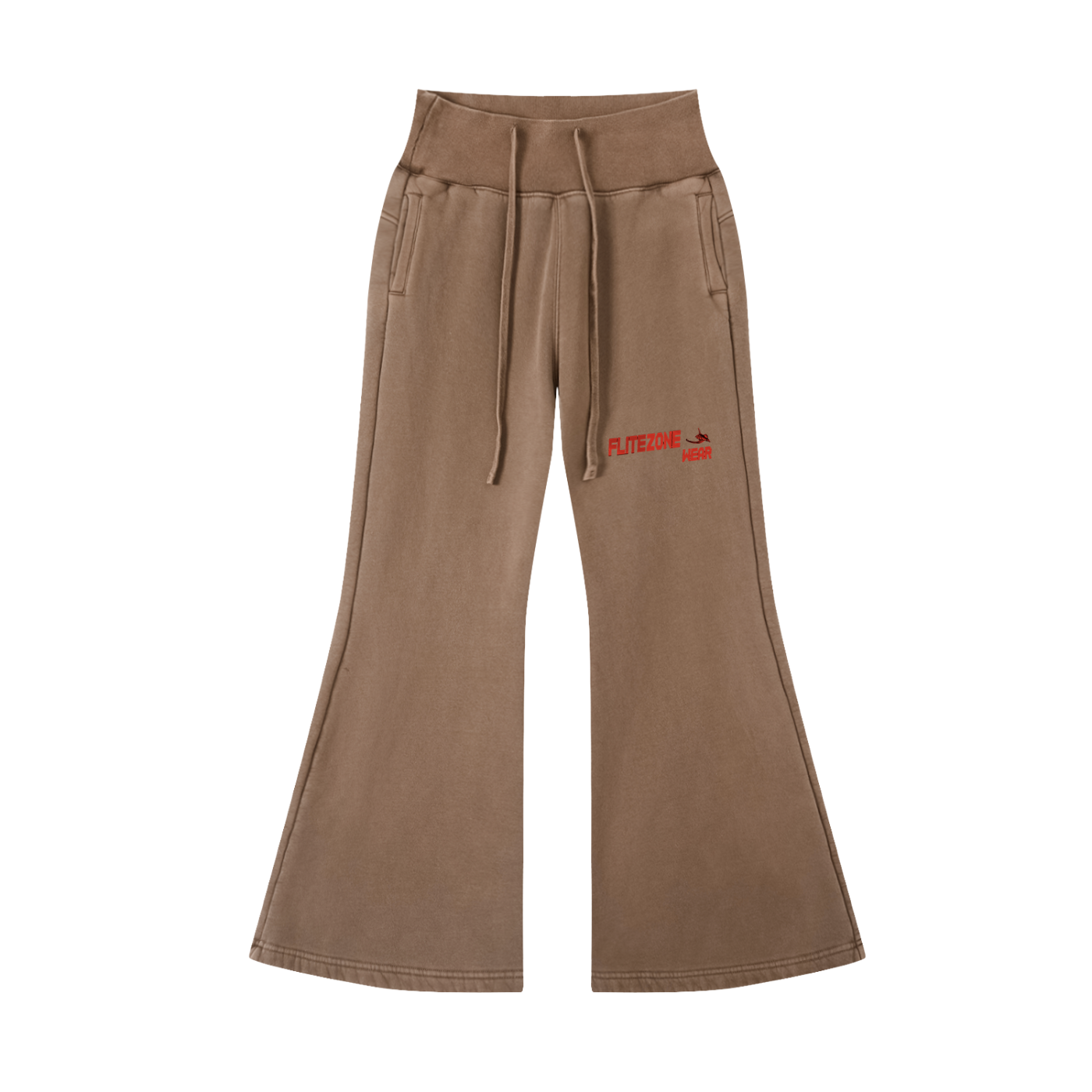 FZ Women's Vintage Washed Flared Fleece Pants