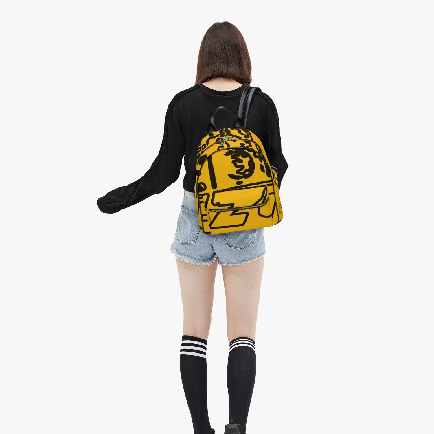 FZ Printed PU Backpack - FZwear