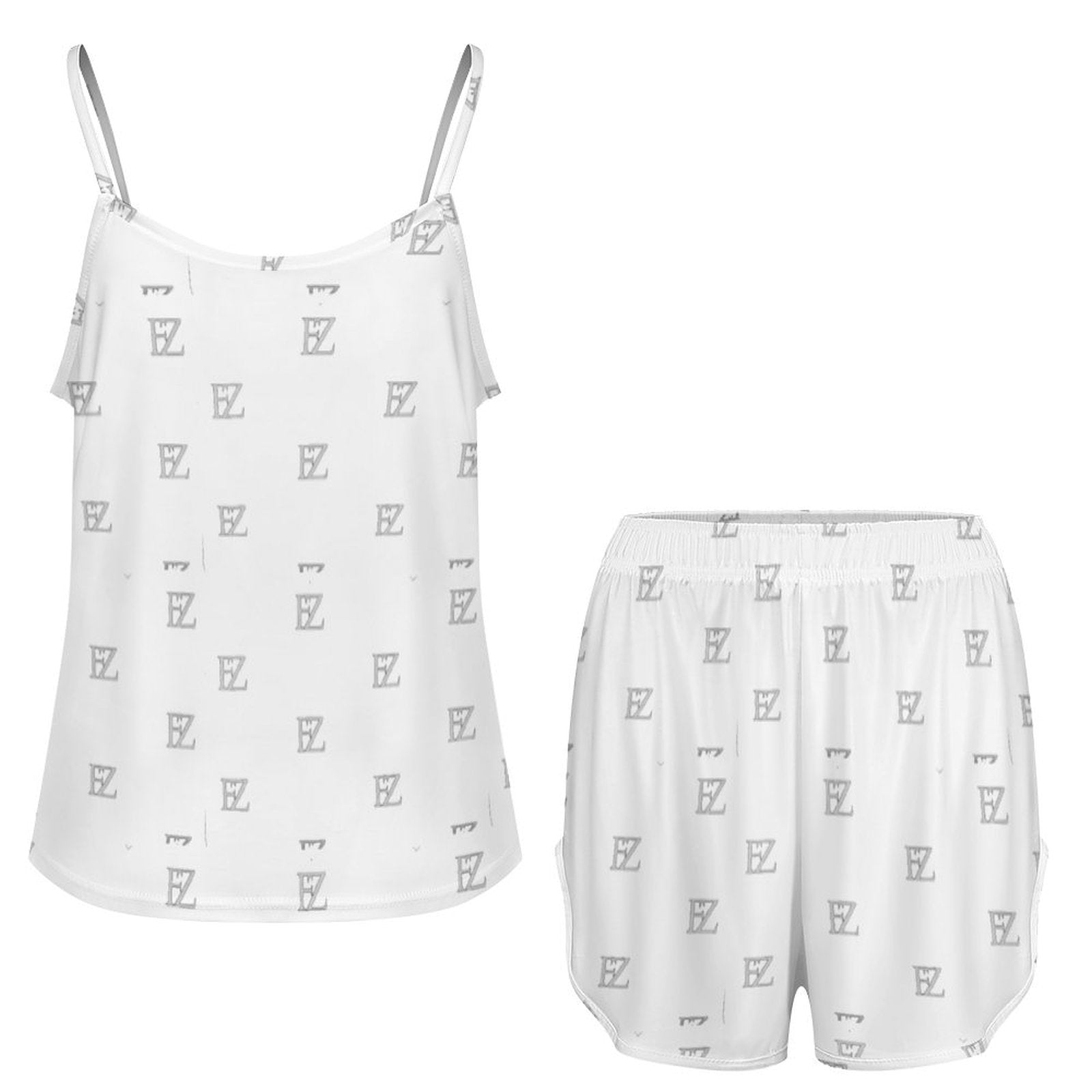 FZ Women's Spaghetti Strap Shorts Pajama Suit
