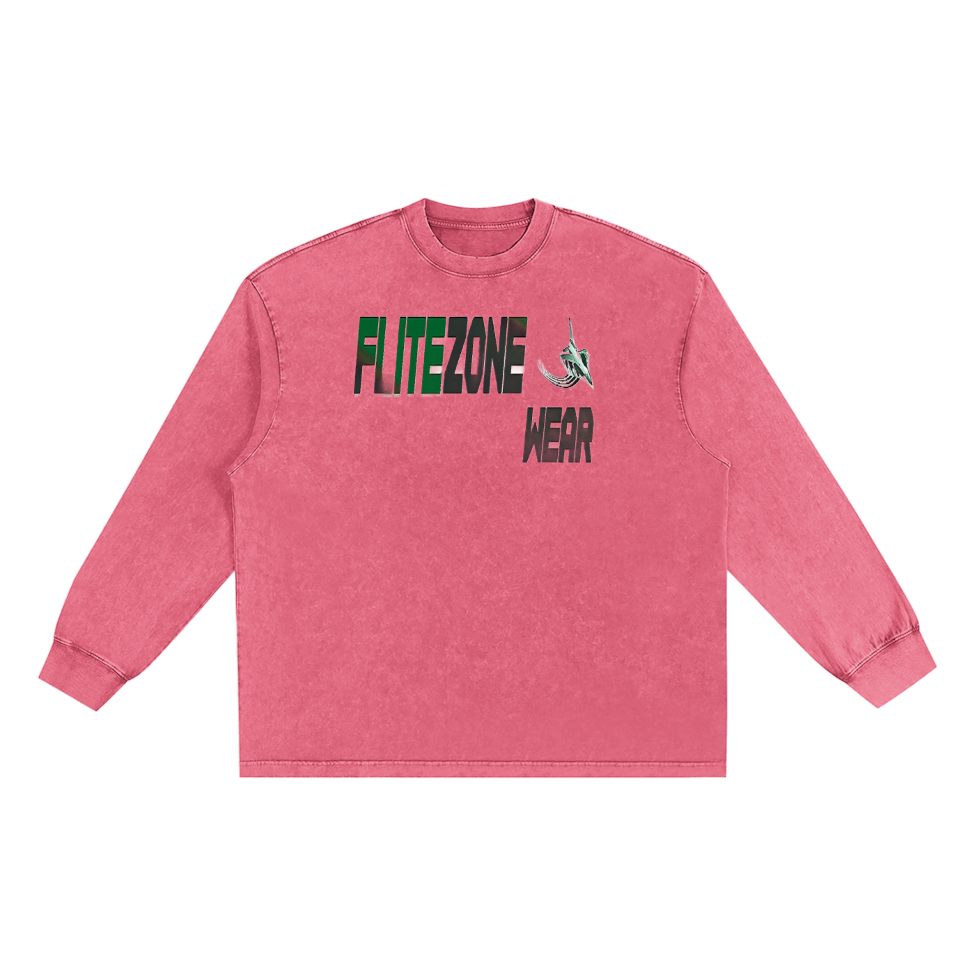 FZ Unisex Snow Washed Long Sleeve Oversize Tee