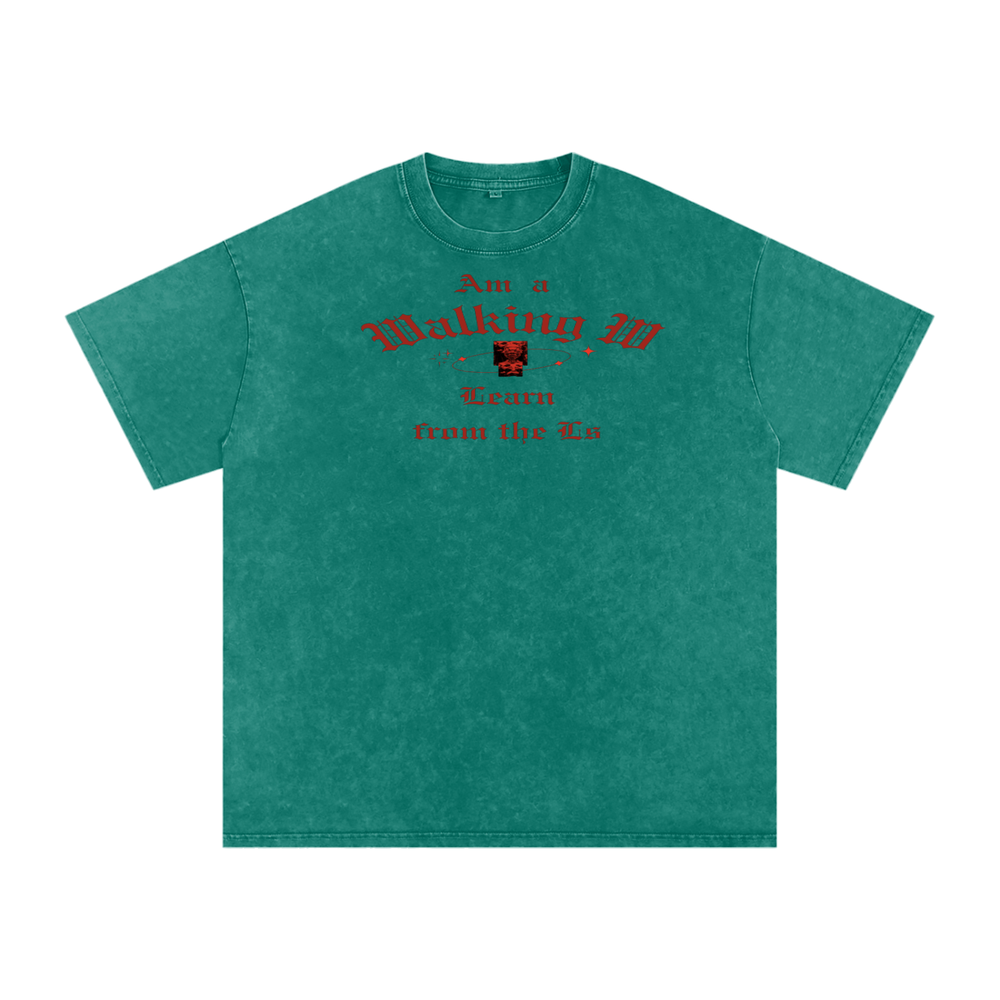 FZ Unisex Snow Washed Oversized Cotton Tee