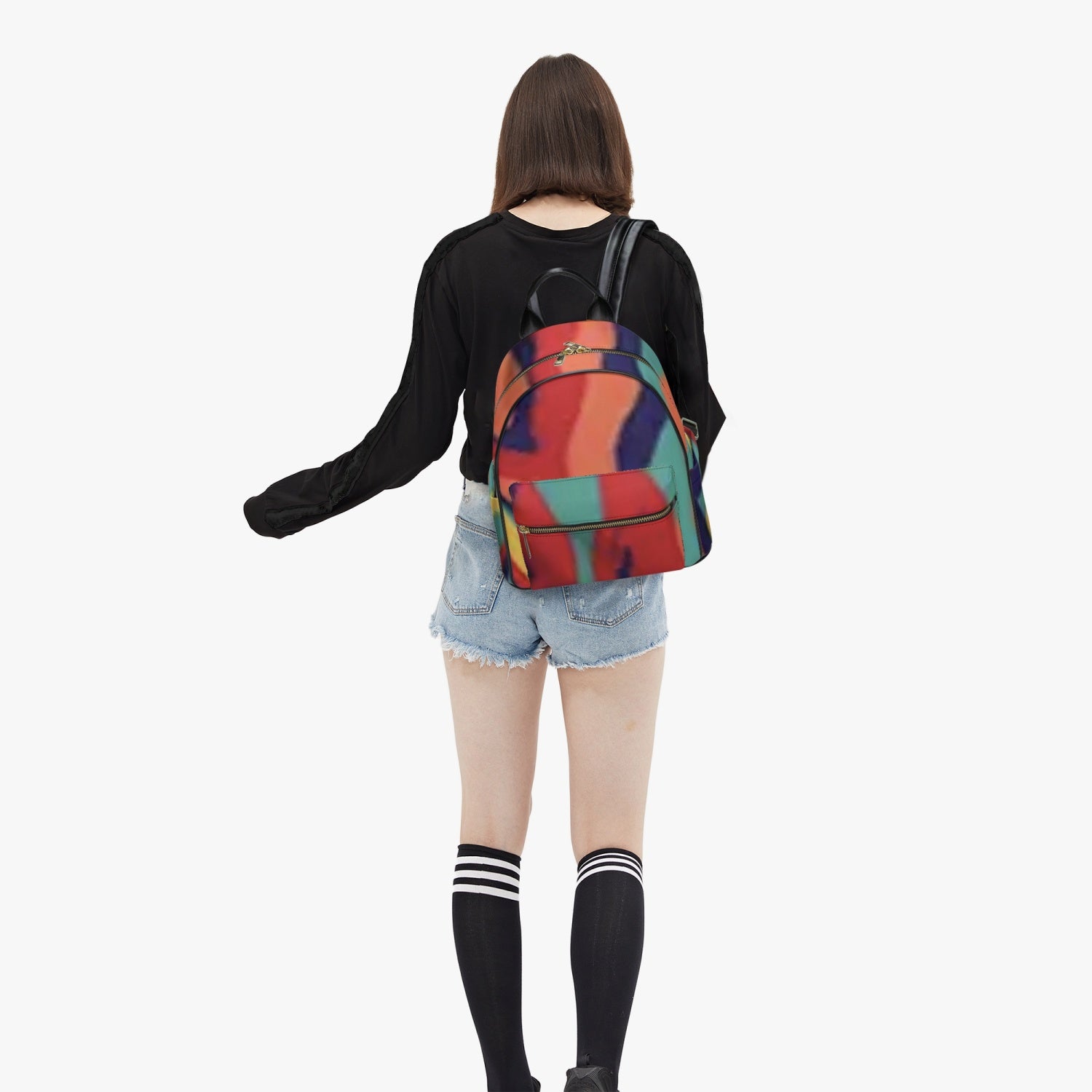 FZ African Printed PU Backpack - FZwear