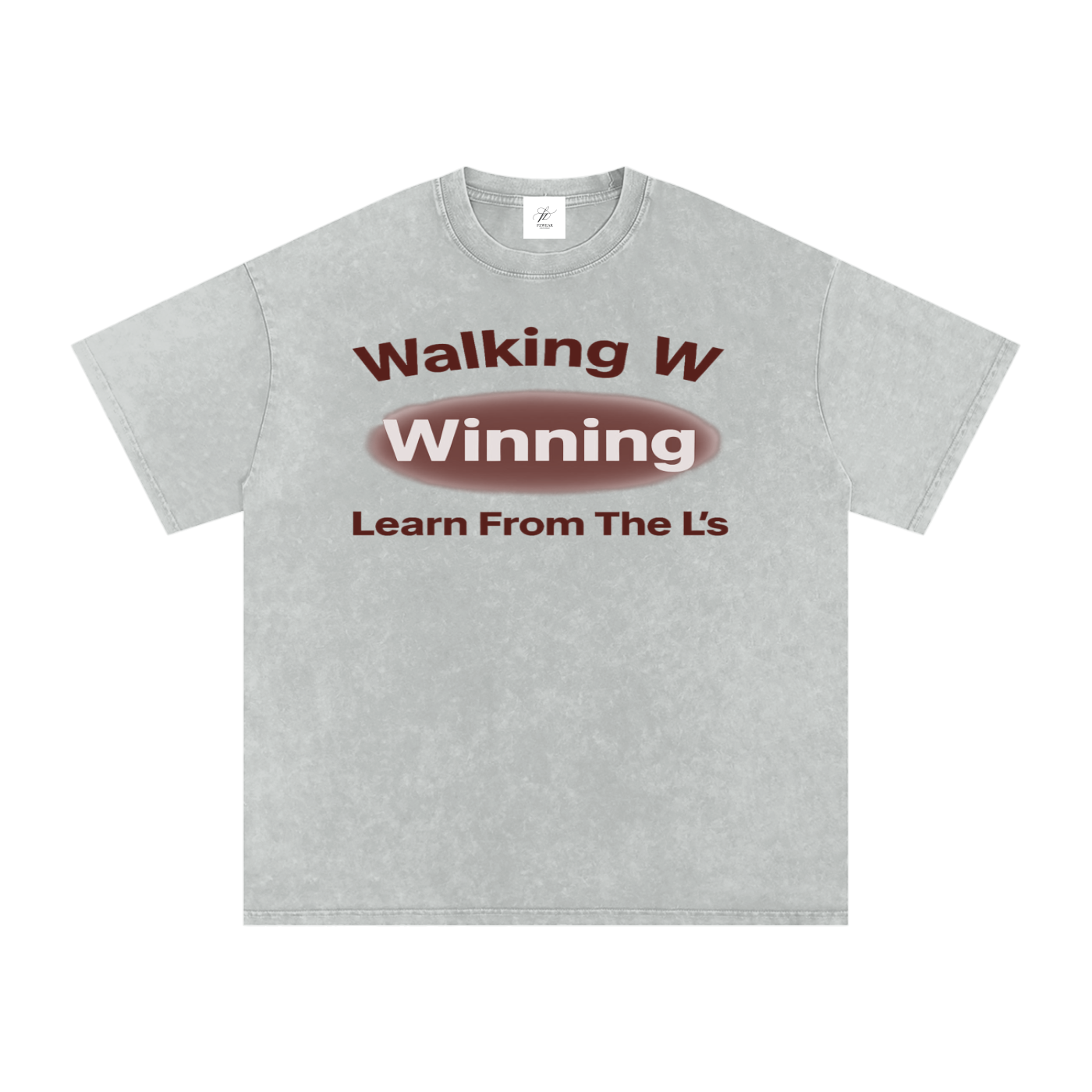 FZ Unisex Acid Wash Winning Oversize Tee