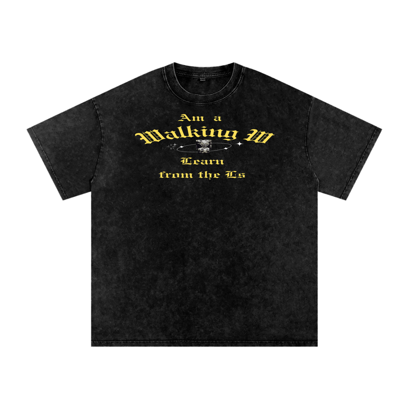 FZ Unisex Snow Washed Oversized Cotton Tee
