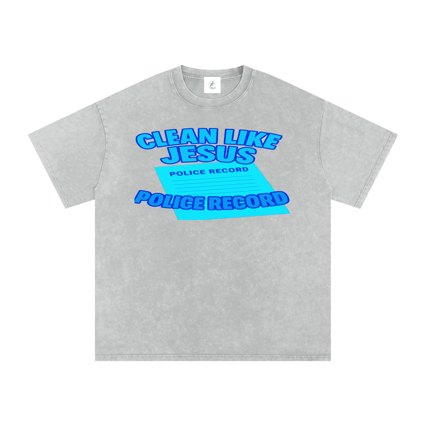 FZ Unisex Acid Wash Oversize Tee
