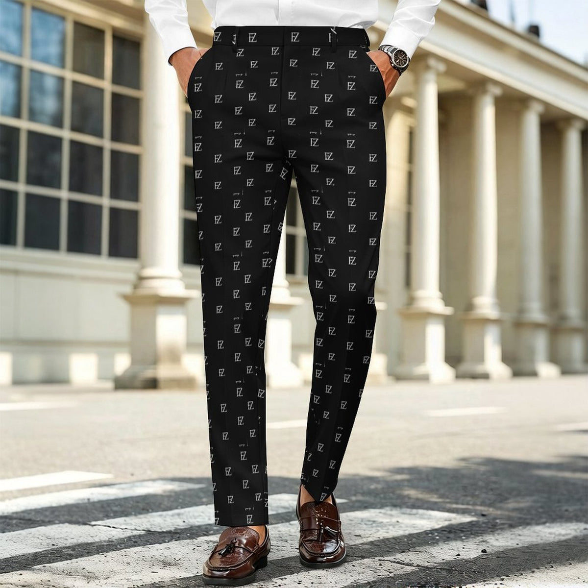 All Over Print Men's Classic Suit Pants