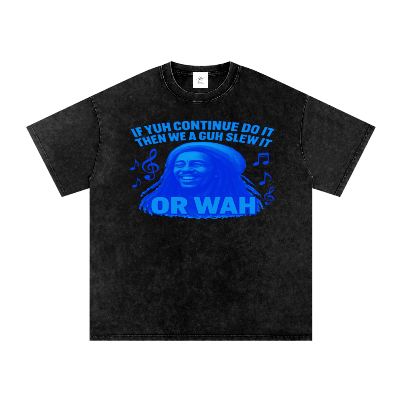 FZ Unisex Acid Wash Oversize Tee