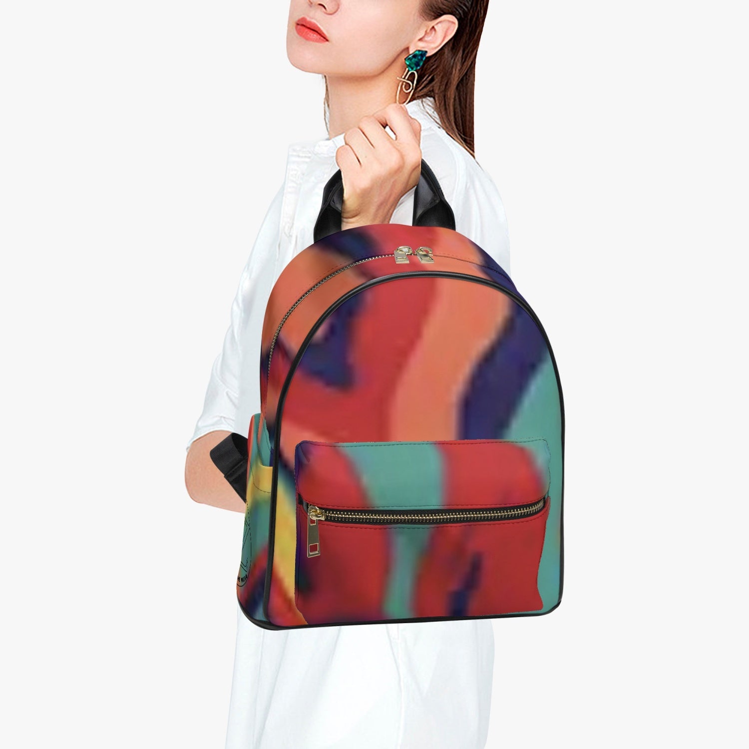 FZ African Printed PU Backpack - FZwear