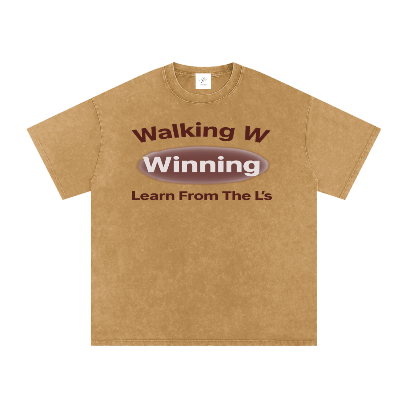 FZ Unisex Acid Wash Winning Oversize Tee