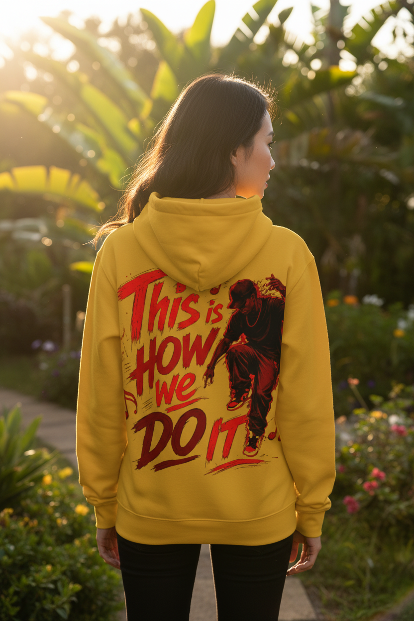 Female back - This is How We Do It hoodie
