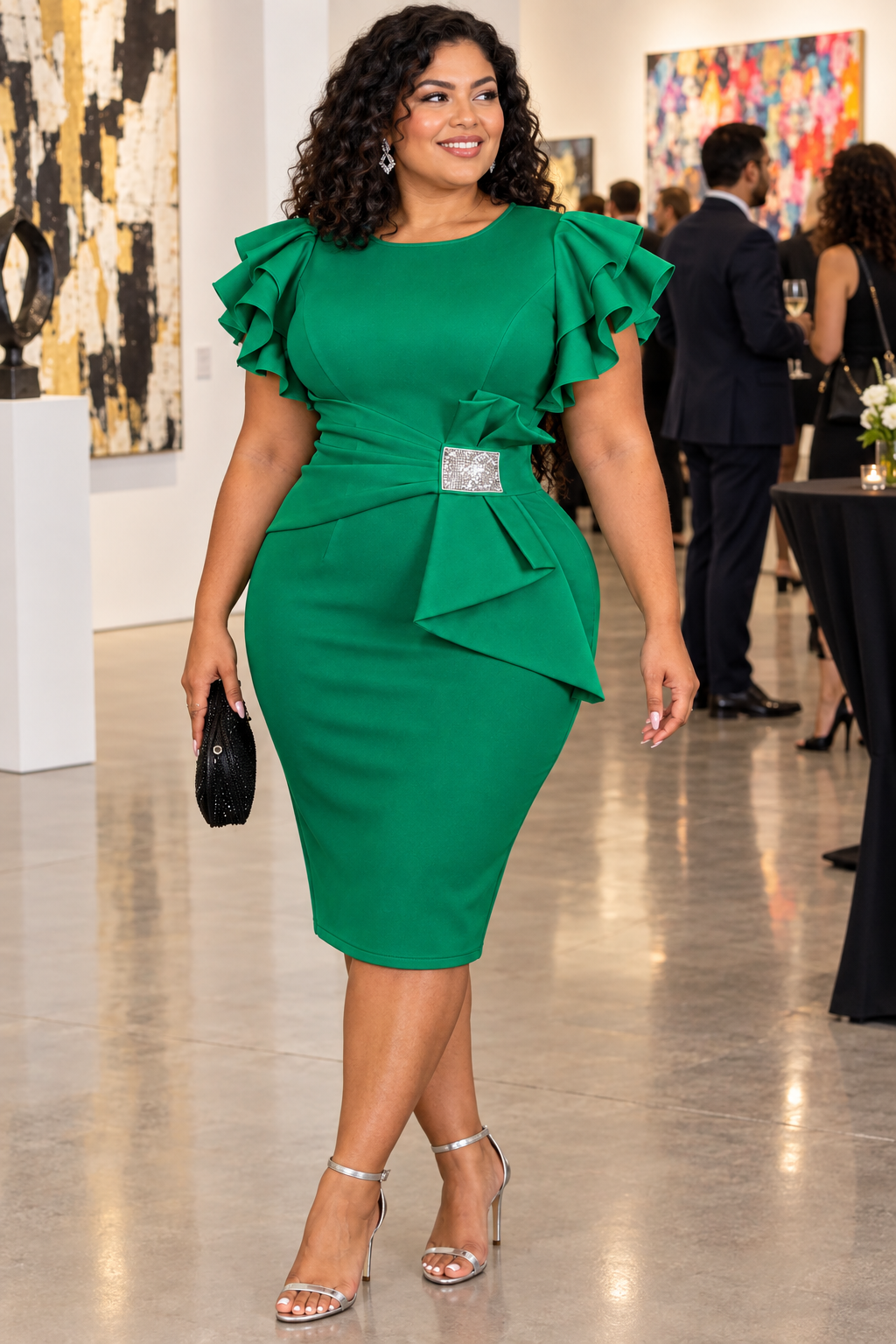 Gallery opening look