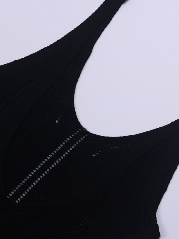 FZ Women's backless sexy hip-wrapped knitted Swimsuit cover-up - FZwear