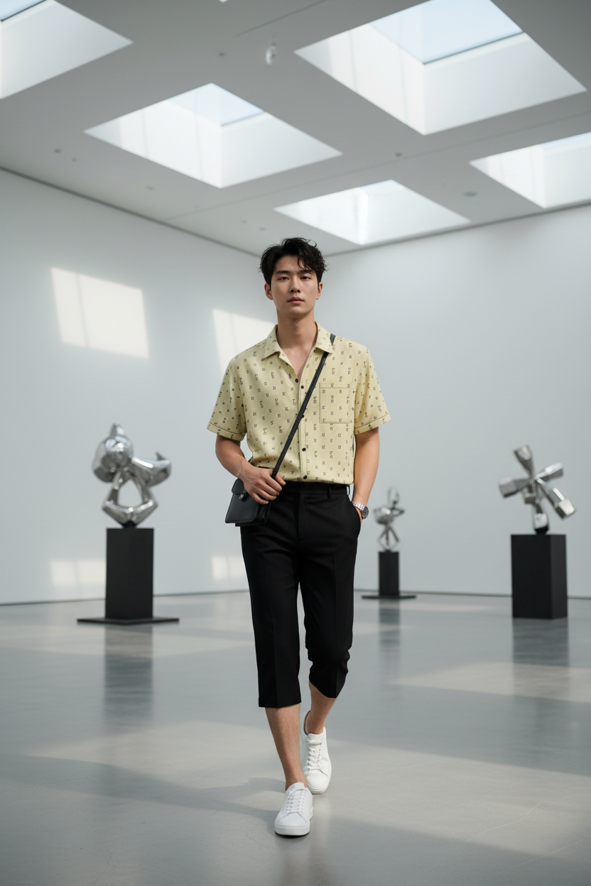 Korean model - Art Gallery