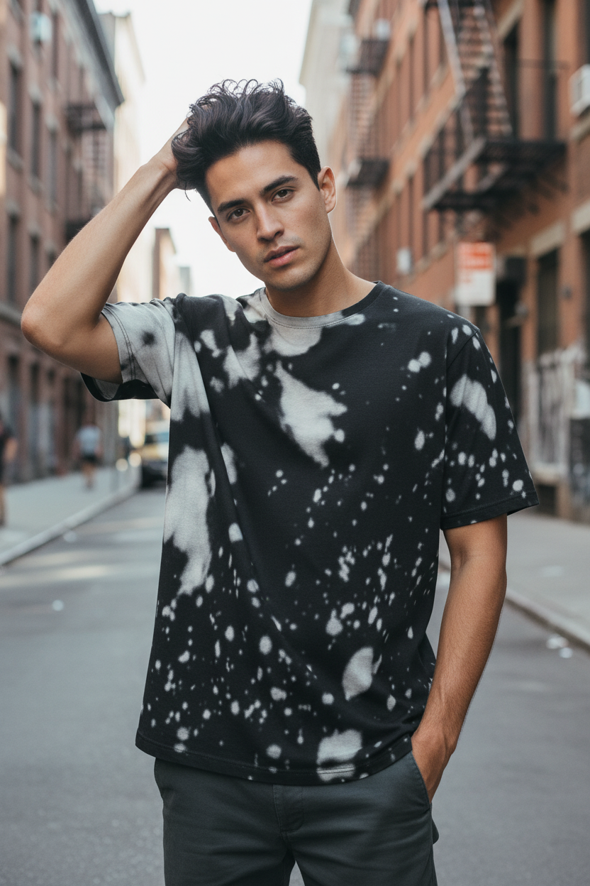 Latino male model lifestyle