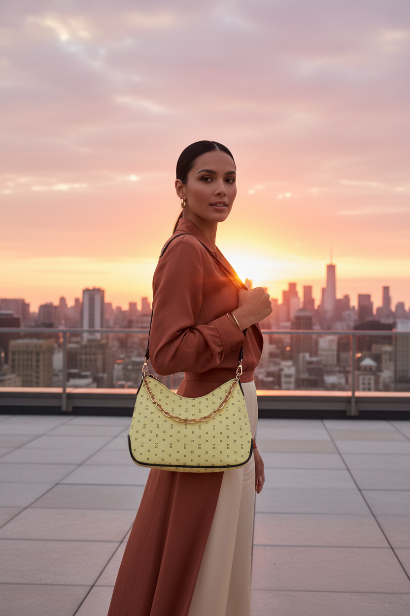 Light Yellow - Over Shoulder Rooftop