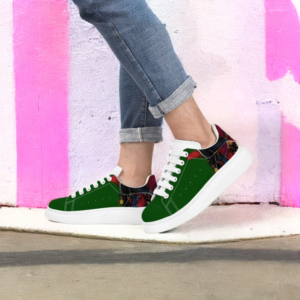 FZ Mens White Tongue Chunky Shoes - FZwear