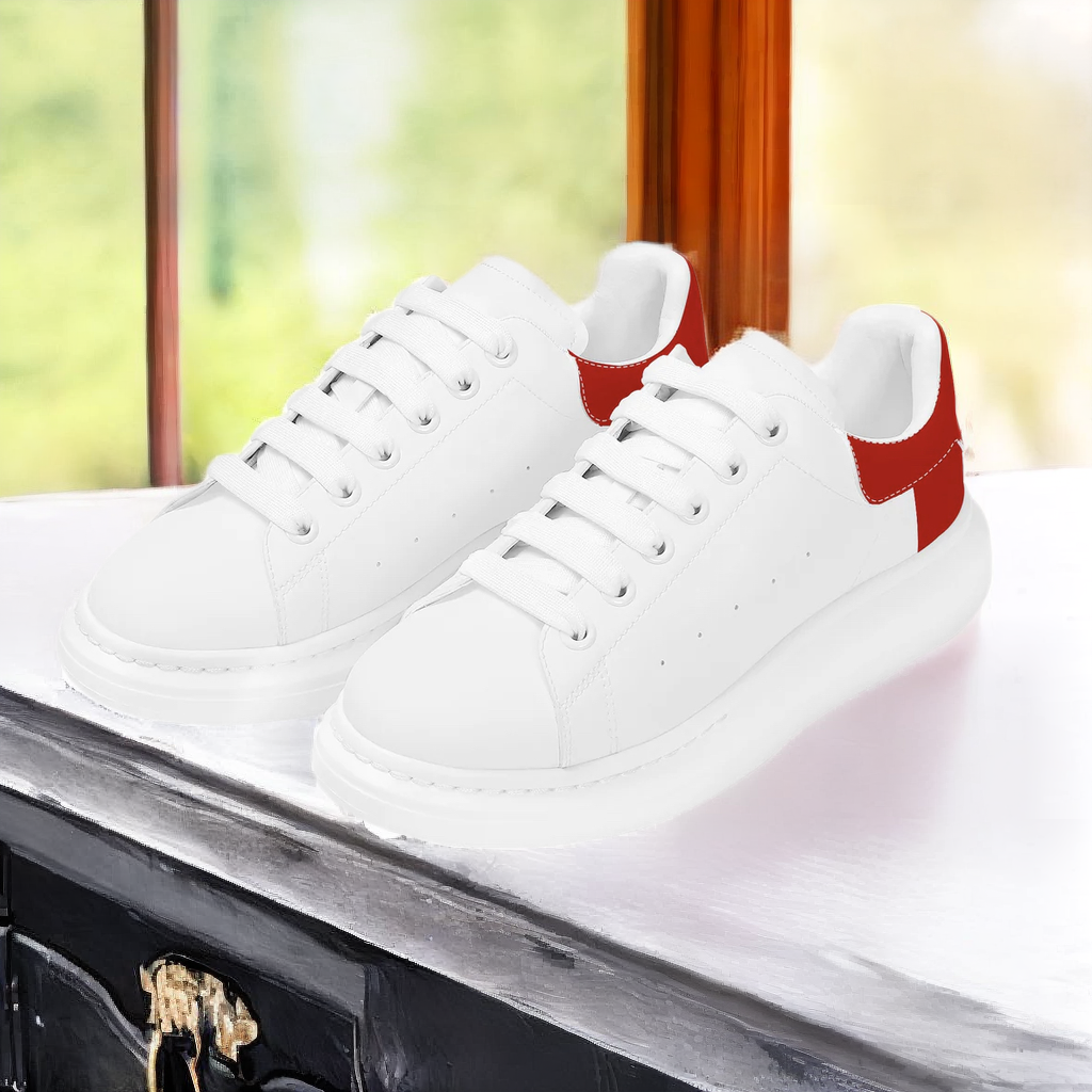 FZ Mens White Tongue Chunky Shoes - FZwear