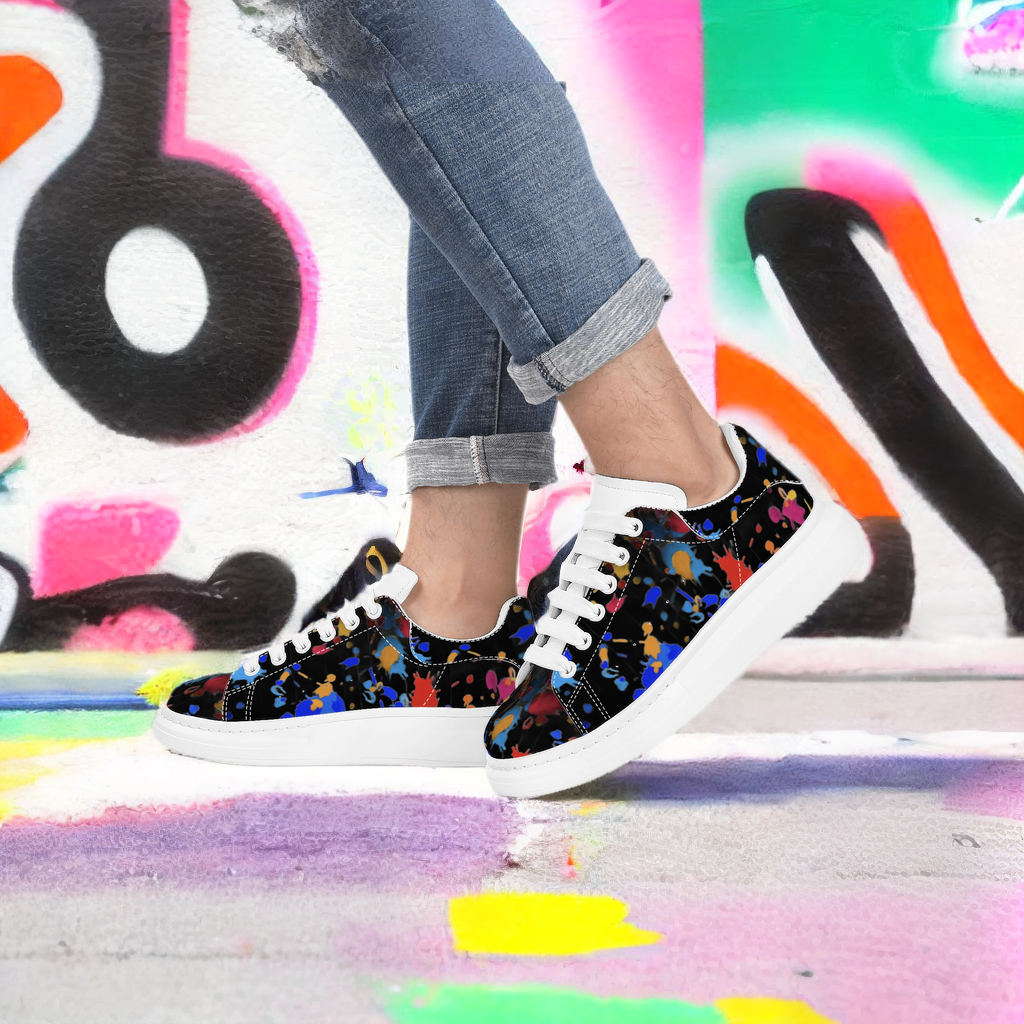 FZ Mens White Tongue Chunky Shoes - FZwear