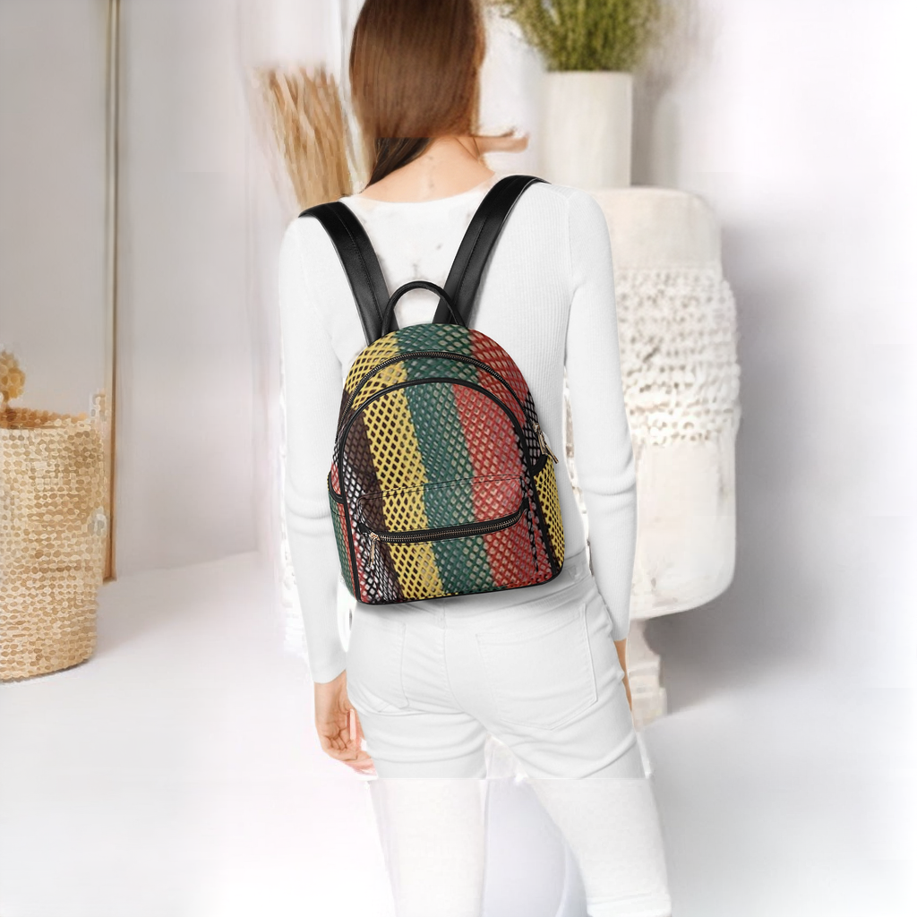 FZ Women's Casual PU Rasta Backpack - FZwear