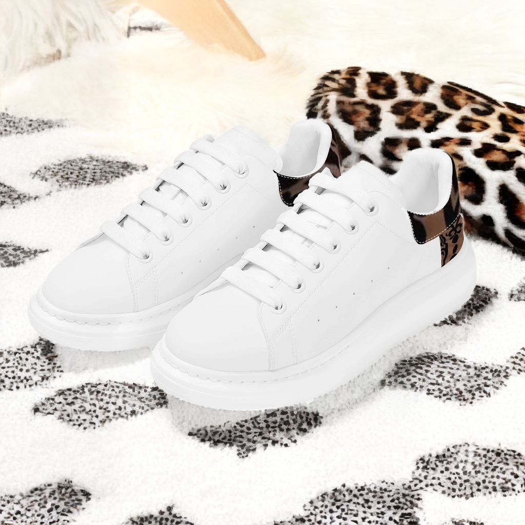 FZ Mens White Tongue Chunky Shoes - FZwear