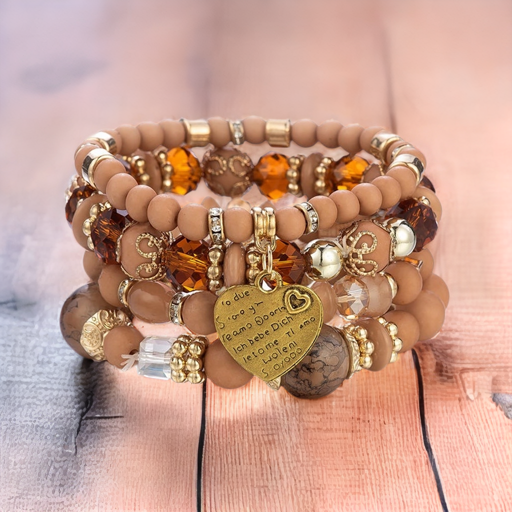 FZ Heart Pattern Multi-layer Bohemian Bracelet - FZwear