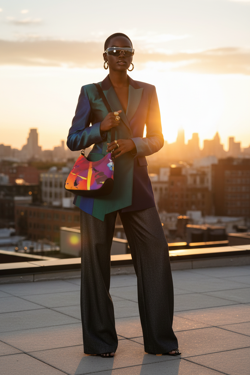 Orange Swirl Bag - Rooftop