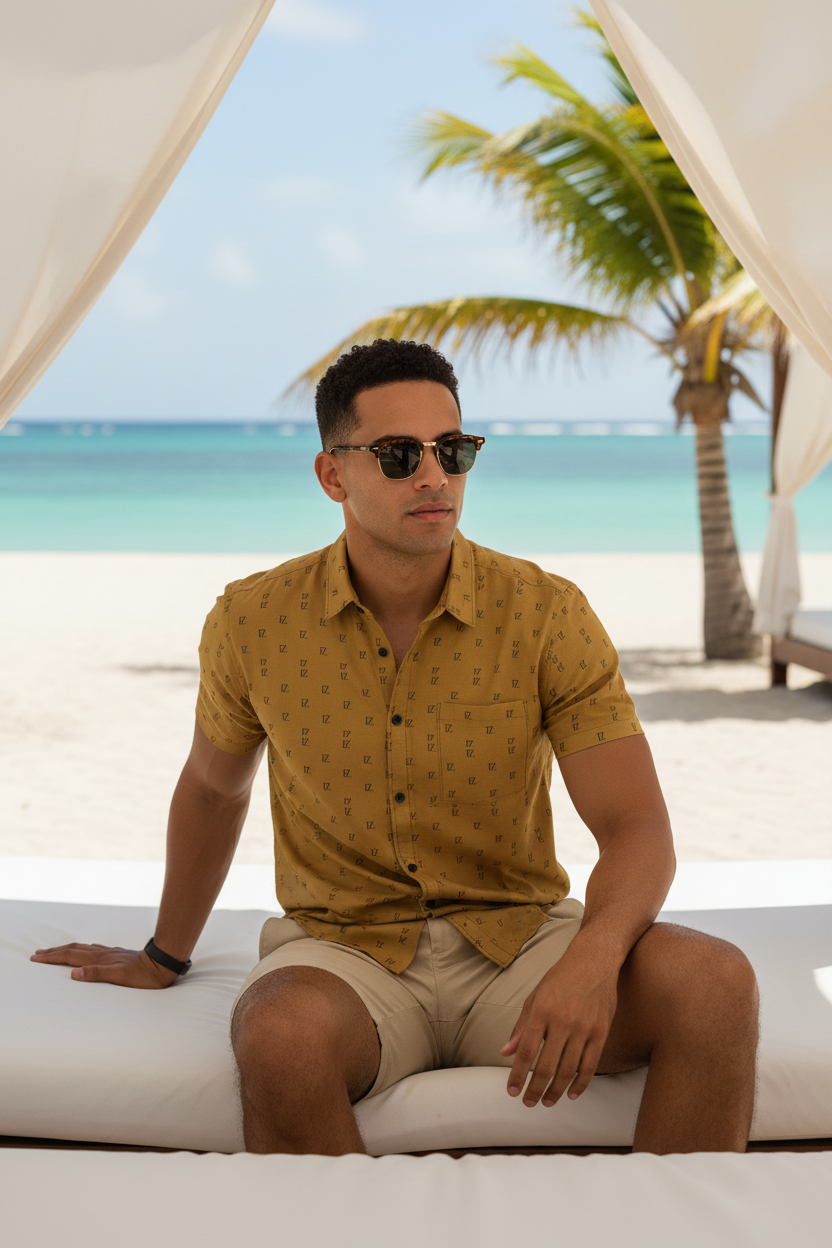 Puerto Rican model - Beach Cabana