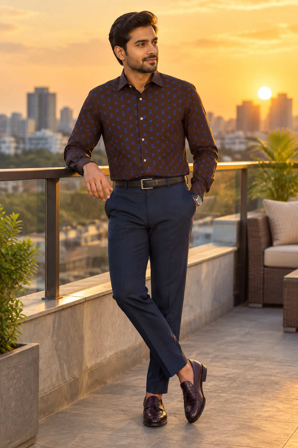 Rooftop terrace look