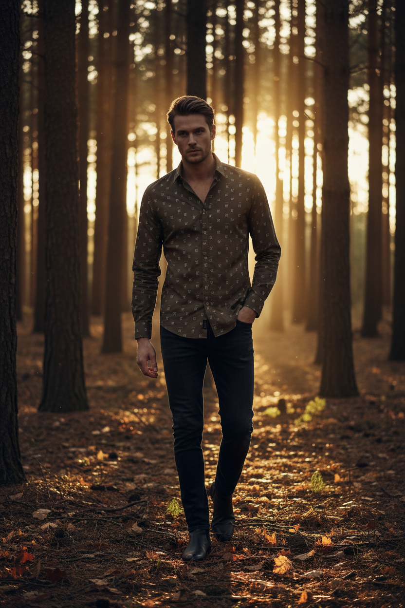 Scandinavian model - Autumn Forest