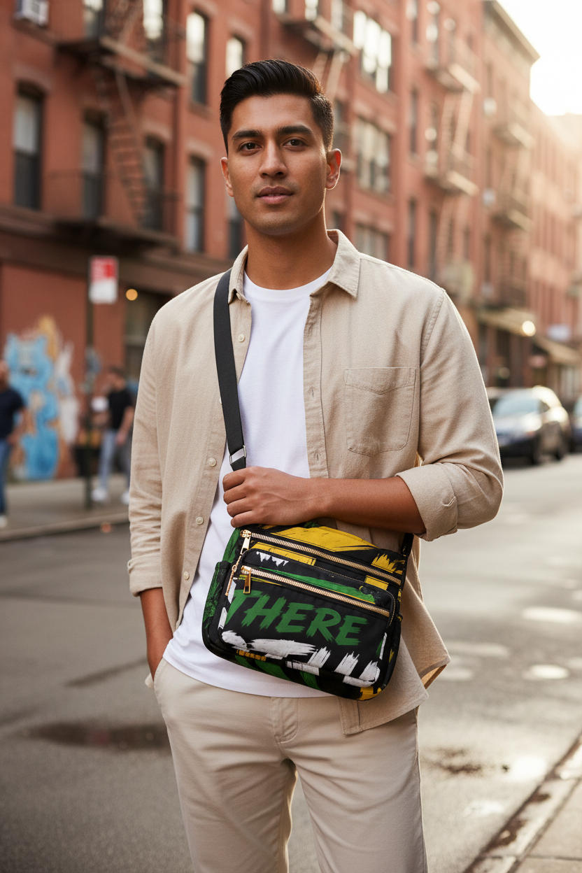 South Asian man urban background