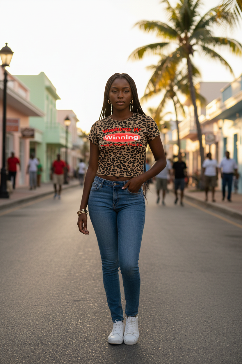 Tan Winning Tee - Street