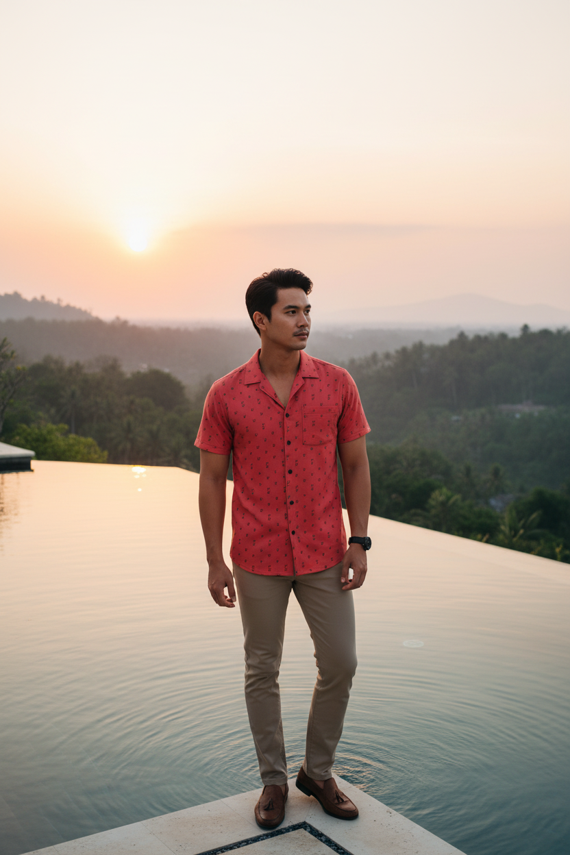 Thai model - Bali Infinity Pool