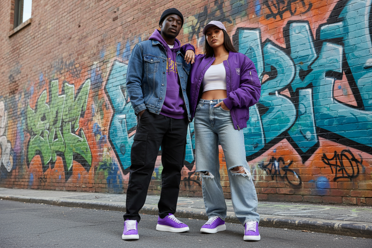 Urban street couple