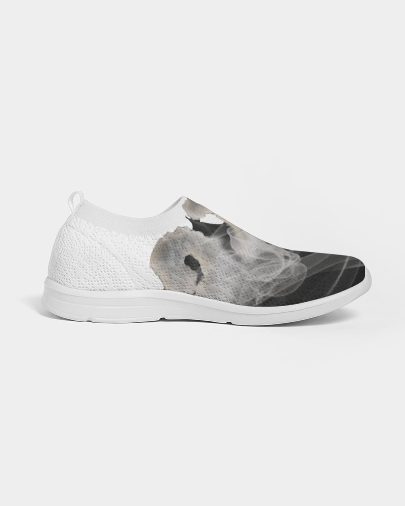 clean stamp women's slip-on flyknit shoe