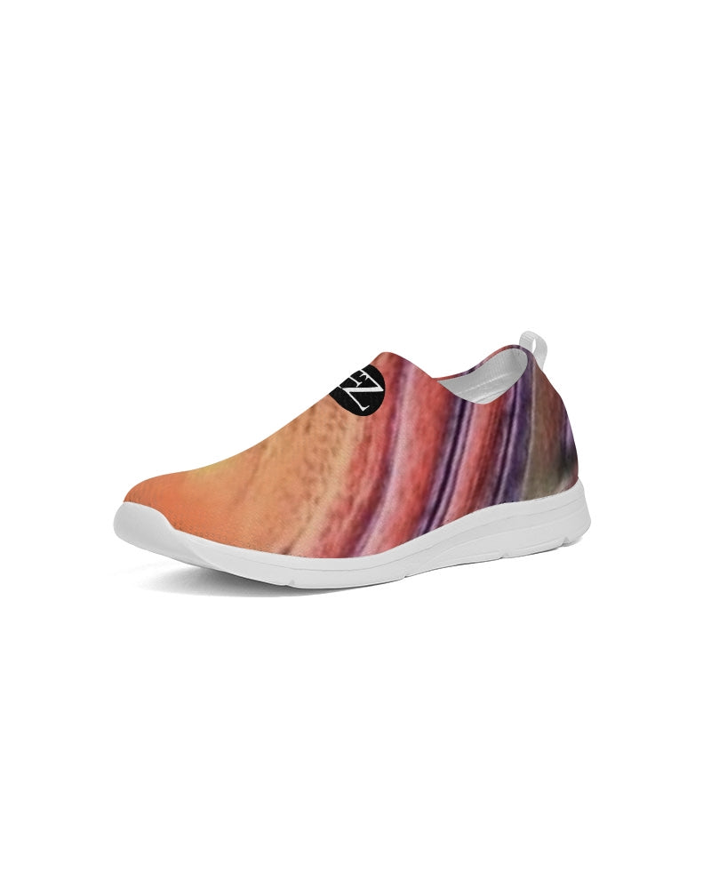 abstract zone women's slip-on flyknit shoe