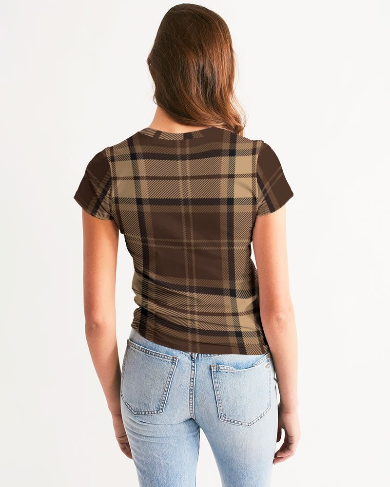 fz plaid women's tee