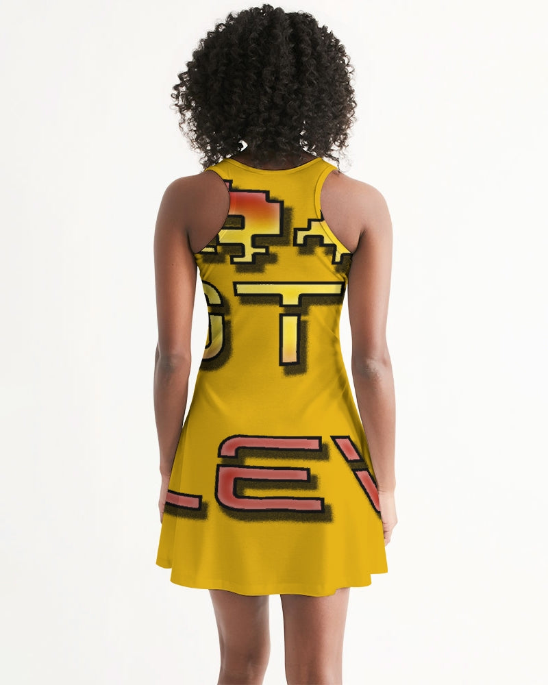 yellow zone women's racerback dress