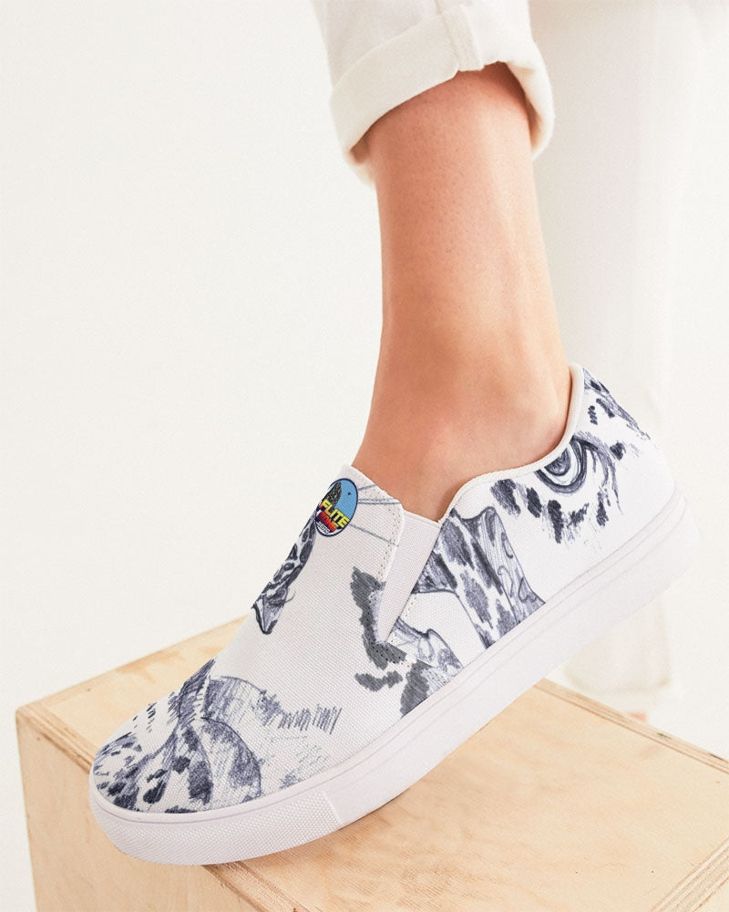 custom flite women's slip-on canvas shoe