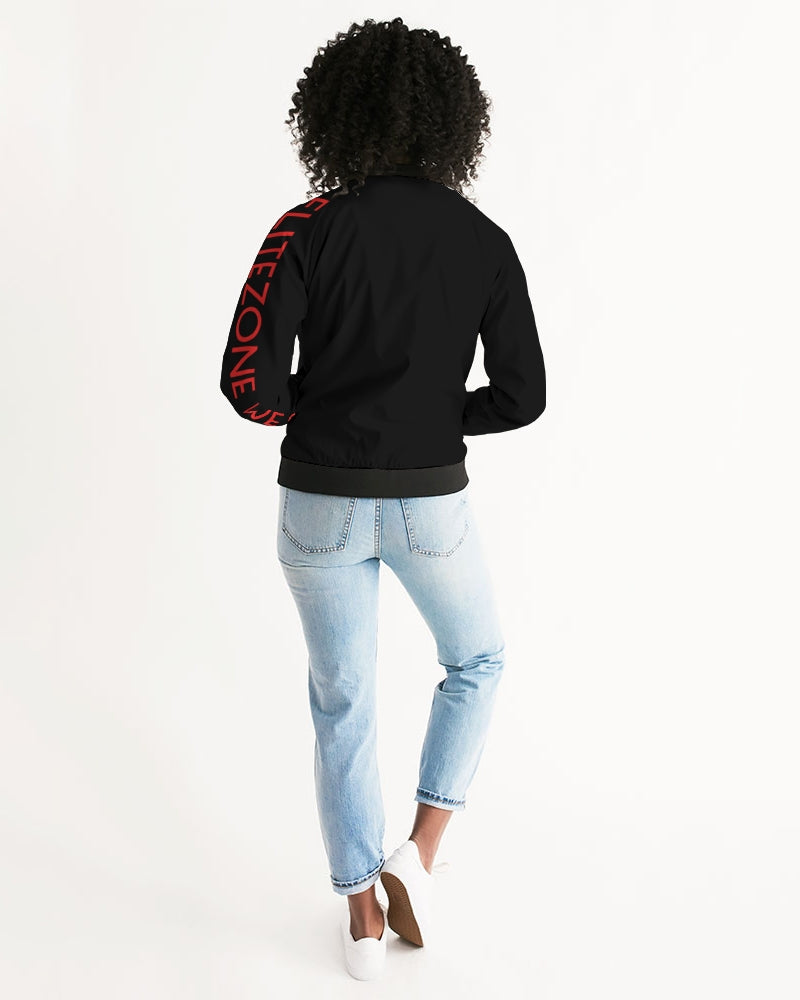 smokin black women's bomber jacket