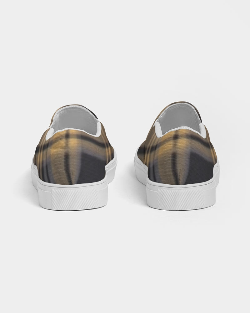 fz plaid women's slip-on canvas shoe