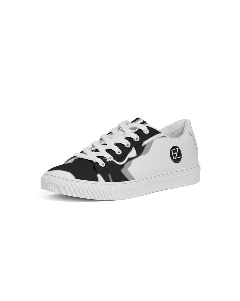 the white bull women's faux-leather sneaker