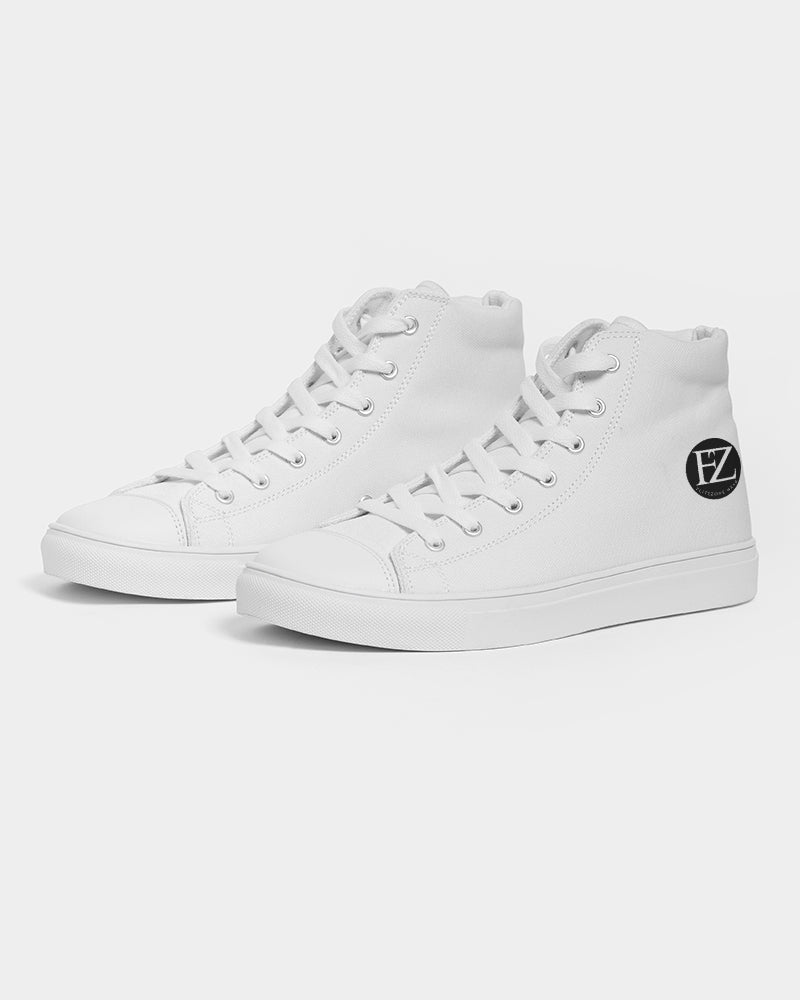 white flite men's hightop canvas shoe