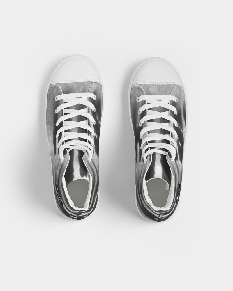 weed zone men's hightop canvas shoe